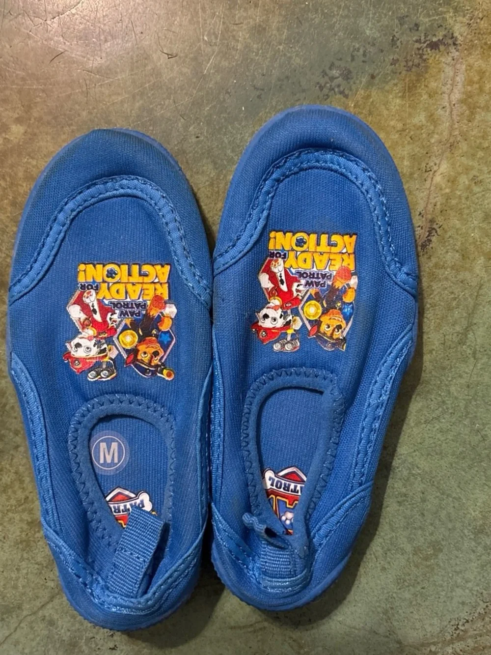 Blue Kids Slip-On Shoes with Paw Patrol Graphic